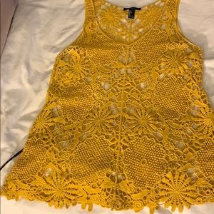 Bohemian Crochet tank top